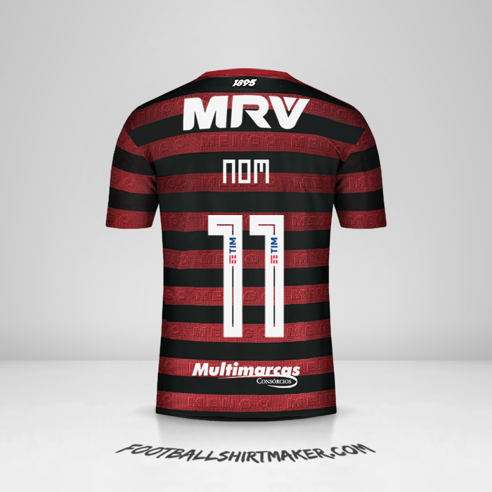 Maillot Flamengo Libertadores 2019 -  nom - 11