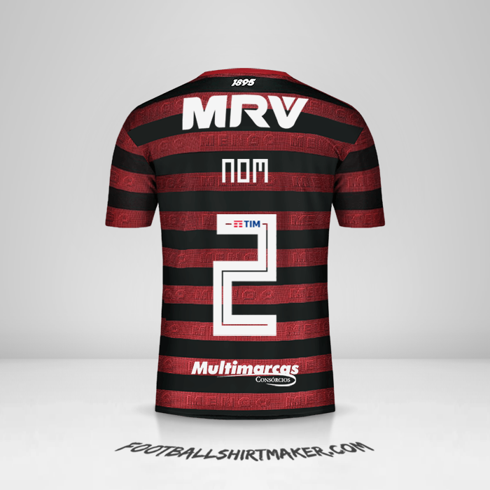 Maillot Flamengo Libertadores 2019 -  nom - 2