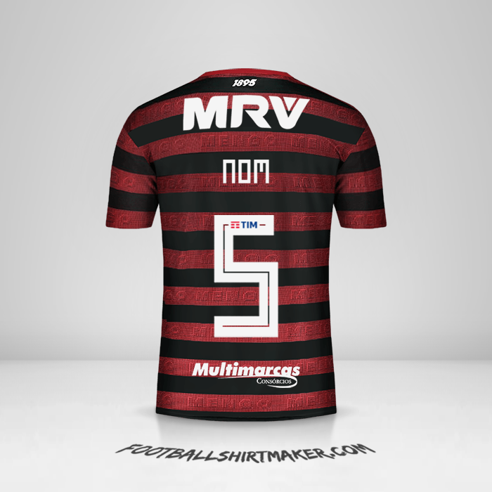 Maillot Flamengo Libertadores 2019 -  nom - 5