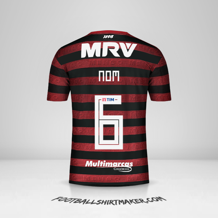 Maillot Flamengo Libertadores 2019 -  nom - 6