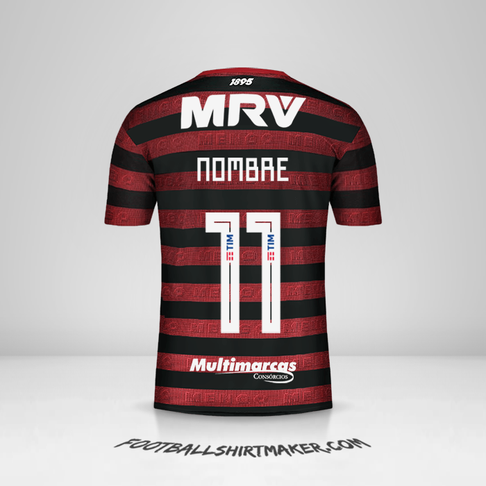 Jersey Flamengo Libertadores 2019 -  nombre - 11