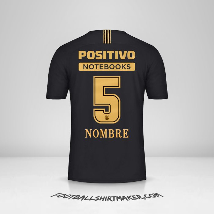 Camiseta Corinthians Ayrton Senna 2018/19 -  nombre - 5