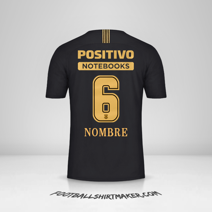 Jersey Corinthians Ayrton Senna 2018/19 -  nombre - 6