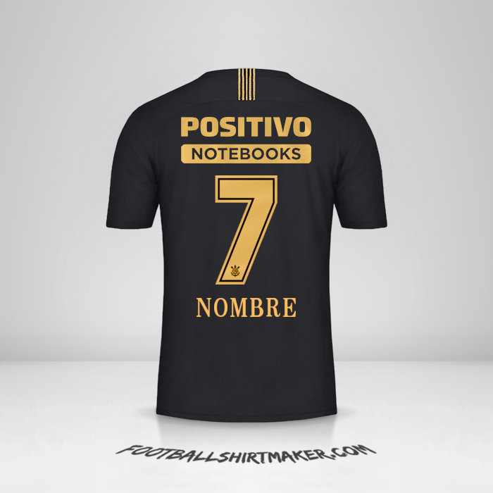Camiseta Corinthians Ayrton Senna 2018/19 -  nombre - 7
