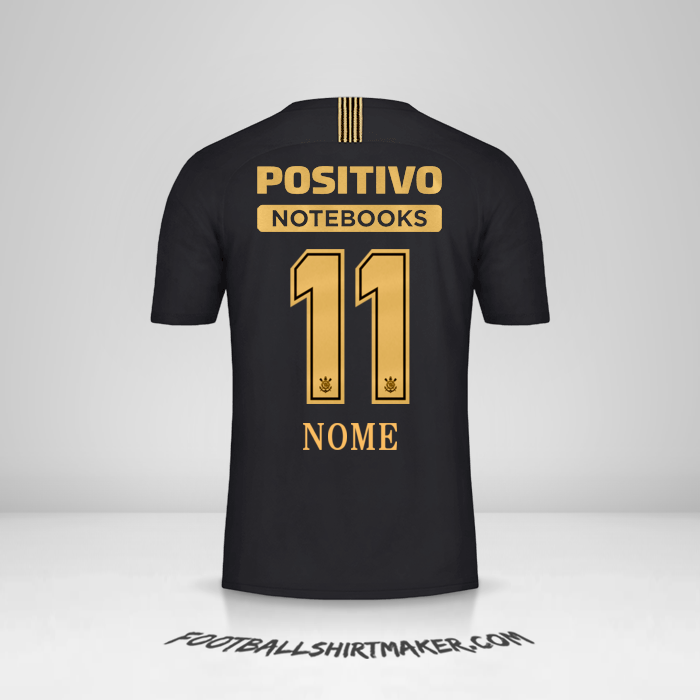 Camisa Corinthians Ayrton Senna 2018/19 -  nome - 11