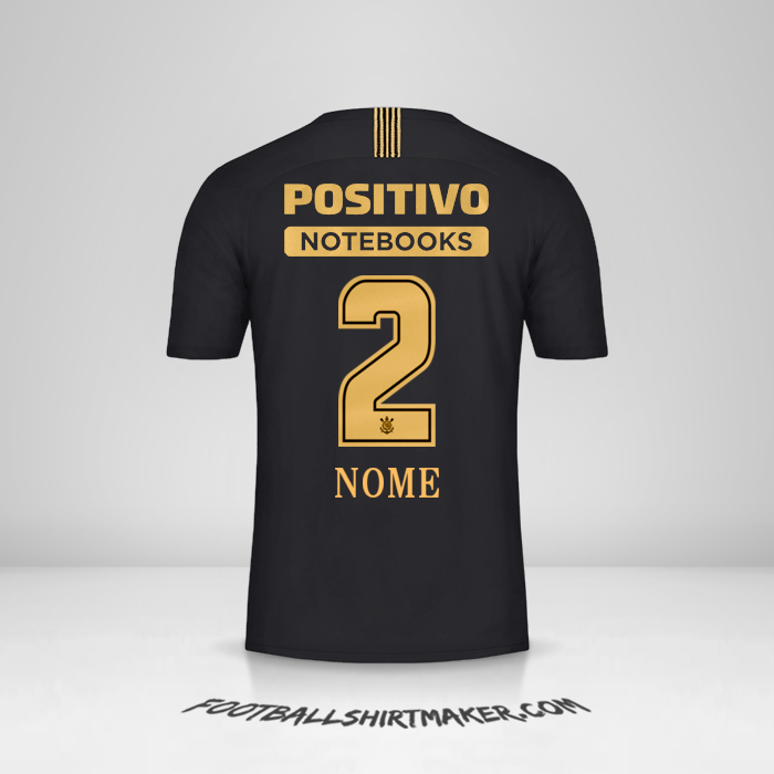 Camisa Corinthians Ayrton Senna 2018/19 -  nome - 2