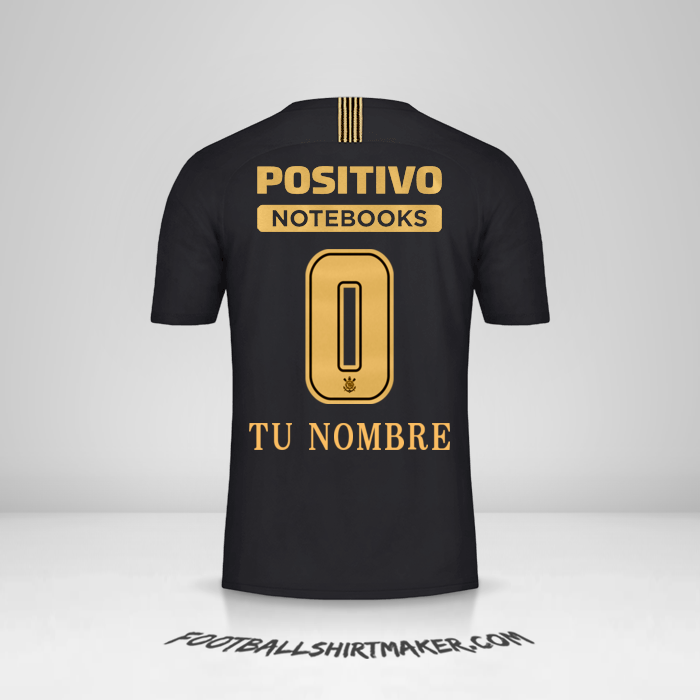 Camiseta Corinthians Ayrton Senna 2018/19 -  tu nombre - 0