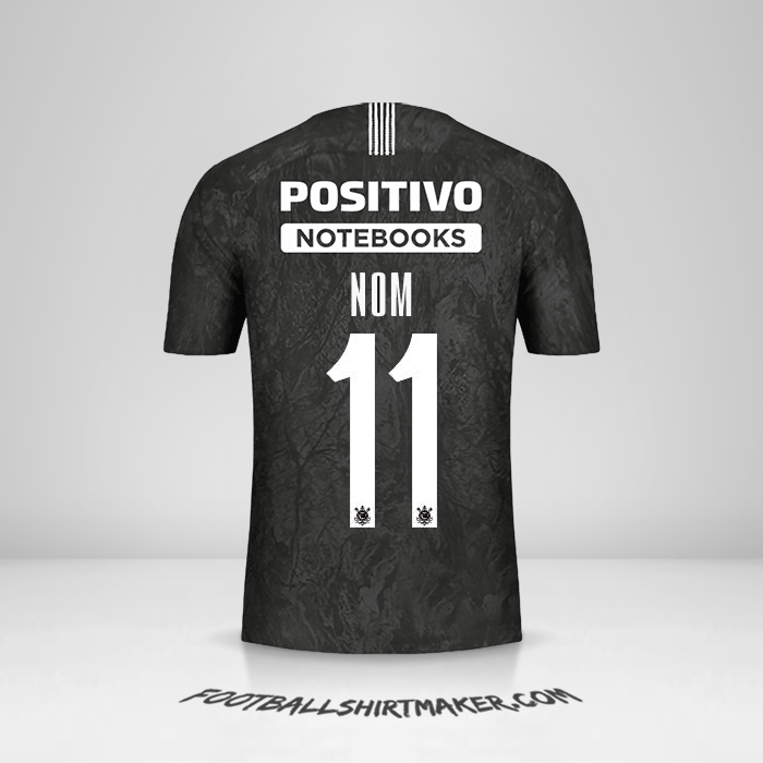 Maillot Corinthians Sudamericana 2019 Extérieur -  nom - 11