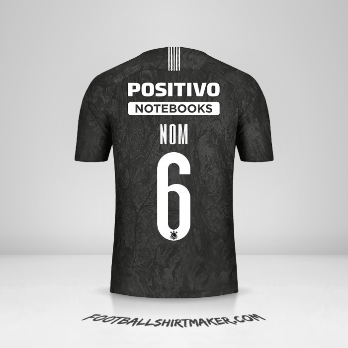 Maillot Corinthians Sudamericana 2019 Extérieur -  nom - 6