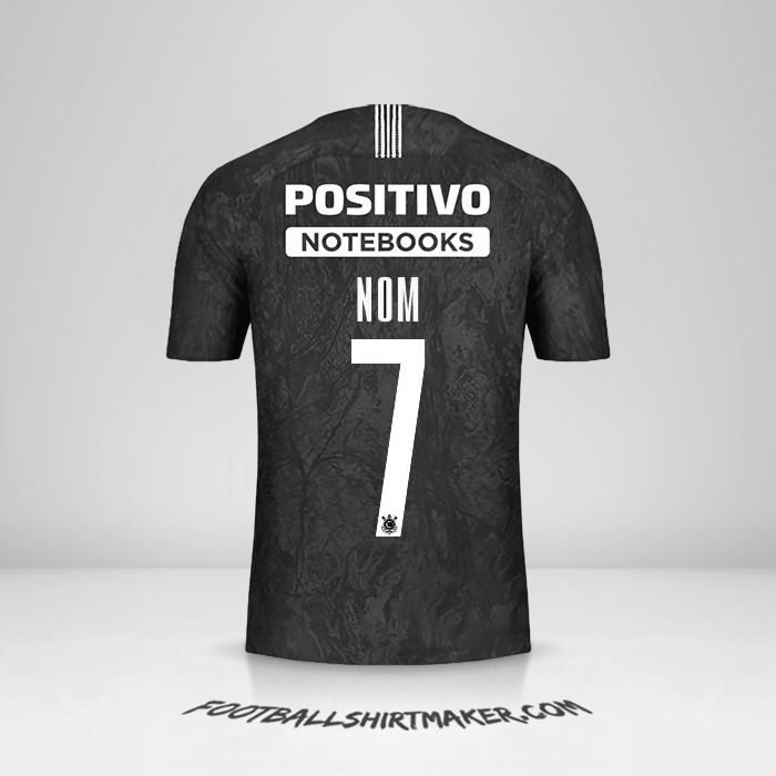 Maillot Corinthians Sudamericana 2019 Extérieur -  nom - 7