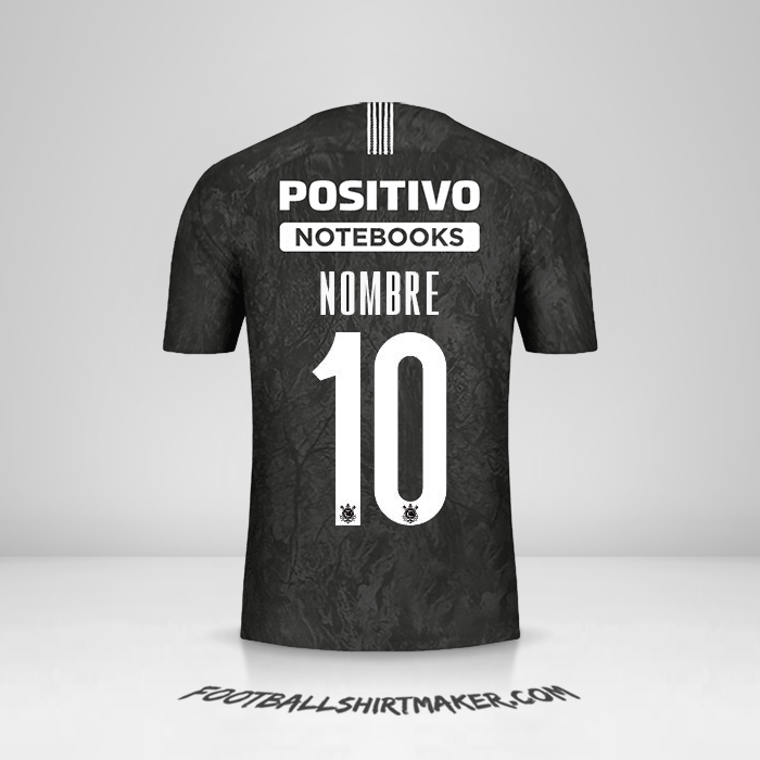 Jersey Corinthians Sudamericana 2019 Visita -  nombre - 10