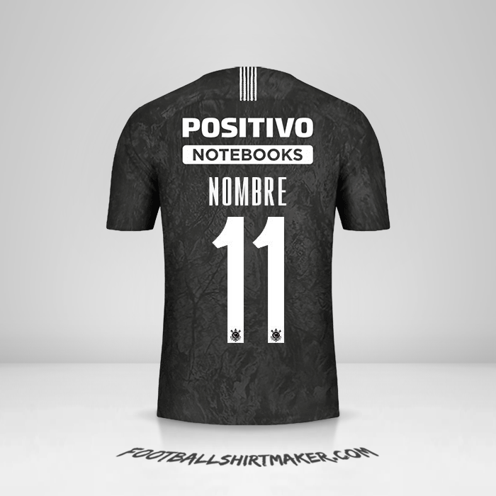 Jersey Corinthians Sudamericana 2019 Visita -  nombre - 11
