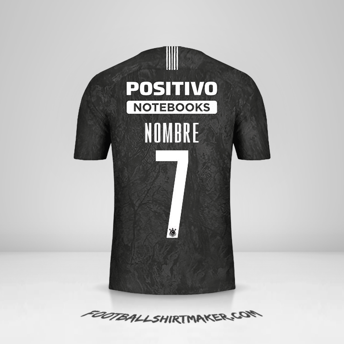 Jersey Corinthians Sudamericana 2019 Visita -  nombre - 7