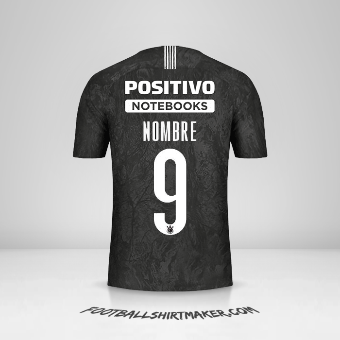 Jersey Corinthians Sudamericana 2019 Visita -  nombre - 9