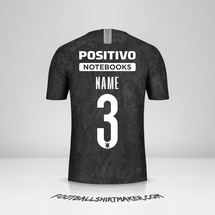 Jersey Corinthians Sudamericana 2019 Away -  name - 3