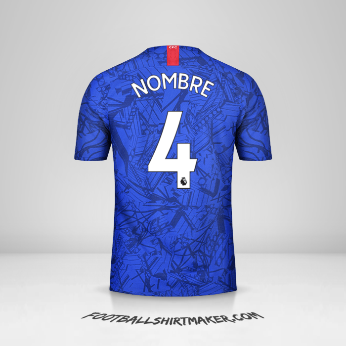 Jersey Chelsea 2019/20 -  nombre - 4