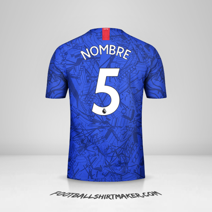 Jersey Chelsea 2019/20 -  nombre - 5