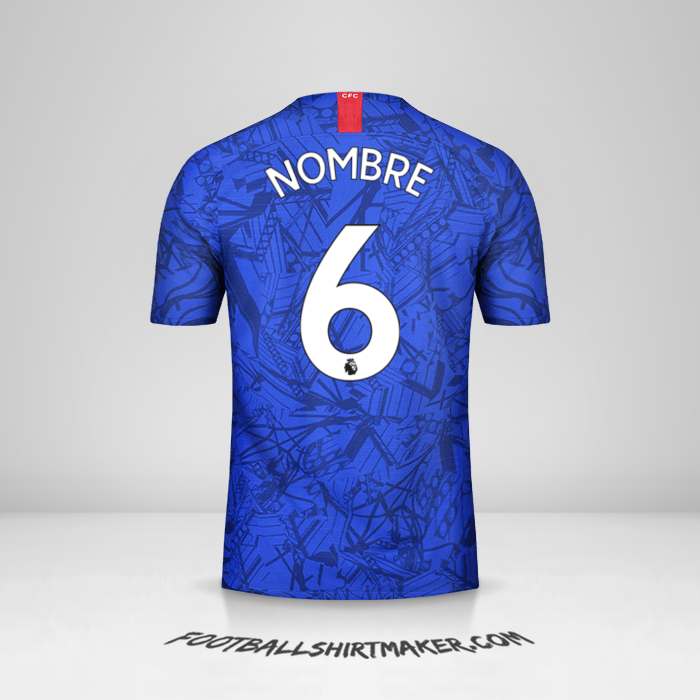 Jersey Chelsea 2019/20 -  nombre - 6