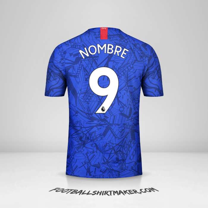 Jersey Chelsea 2019/20 -  nombre - 9