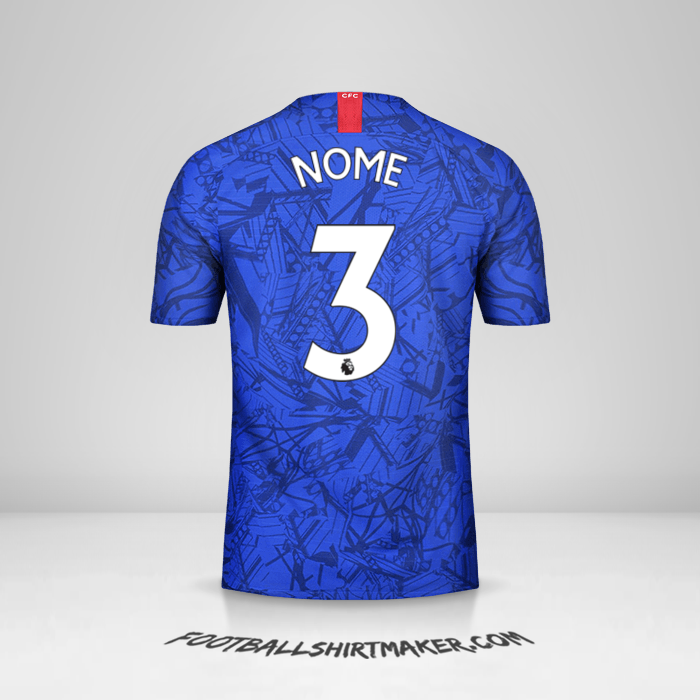Camisa Chelsea 2019/20 -  nome - 3