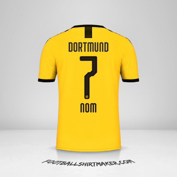 Maillot Borussia Dortmund 2019/20 -  nom - 7
