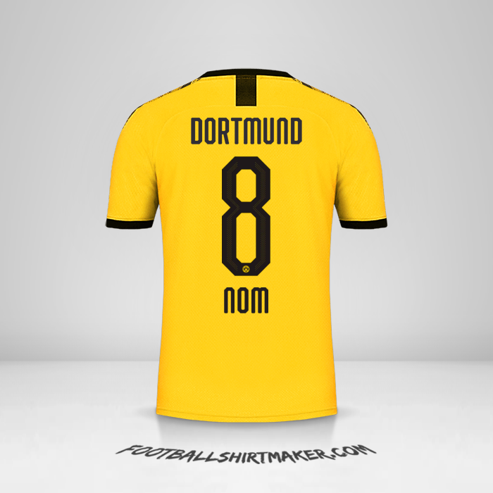Maillot Borussia Dortmund 2019/20 -  nom - 8