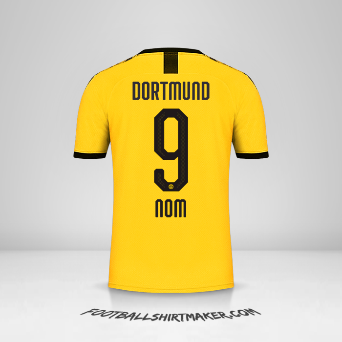 Maillot Borussia Dortmund 2019/20 -  nom - 9
