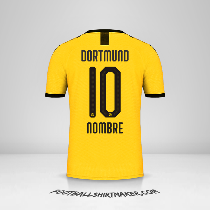 Camiseta Borussia Dortmund 2019/20 -  nombre - 10