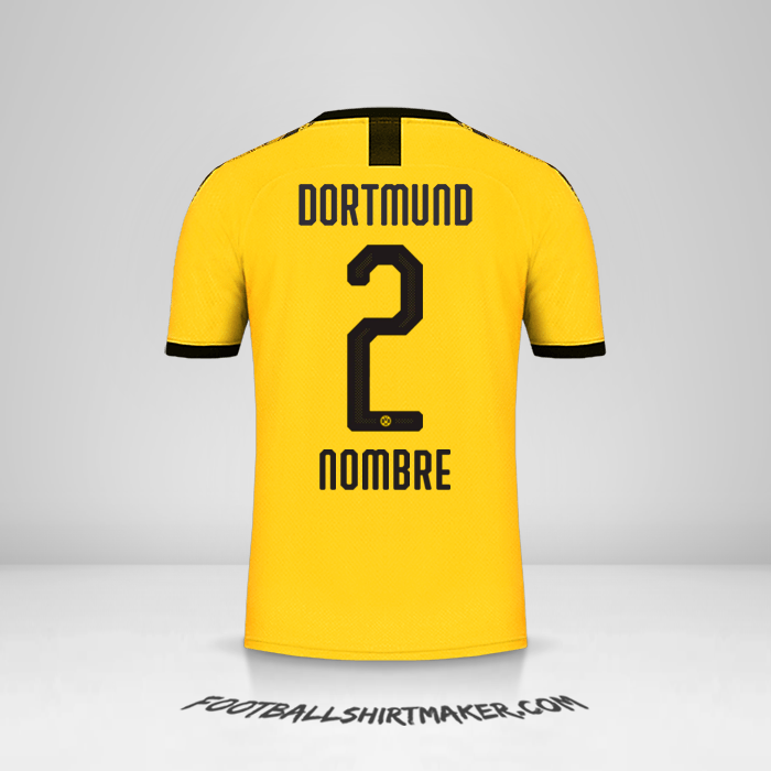 Camiseta Borussia Dortmund 2019/20 -  nombre - 2