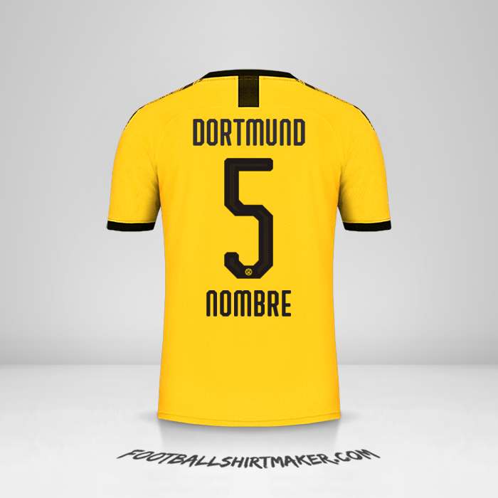 Jersey Borussia Dortmund 2019/20 -  nombre - 5