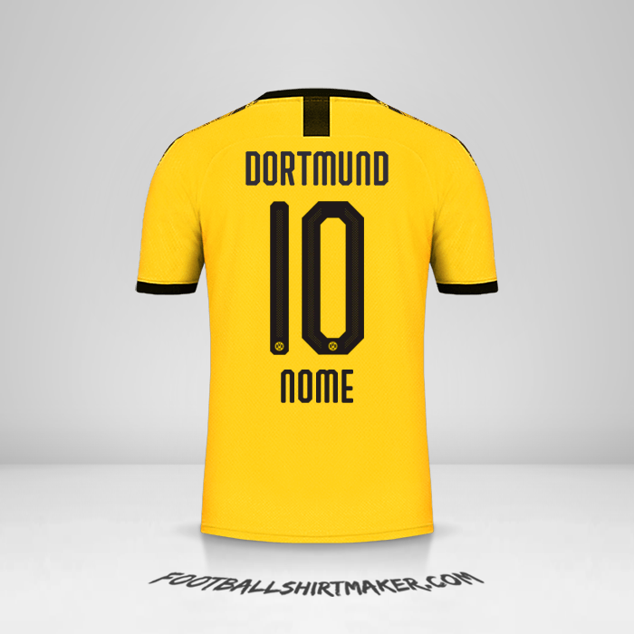 Camisa Borussia Dortmund 2019/20 -  nome - 10