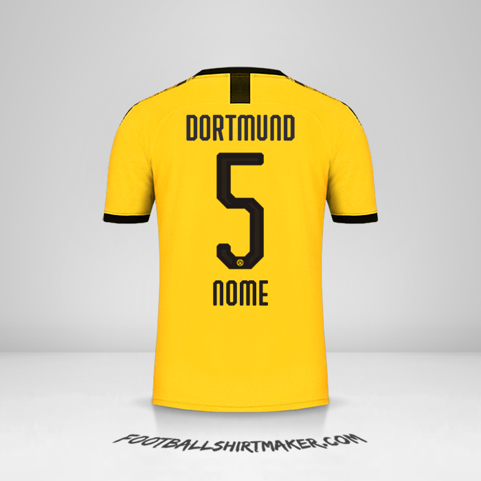 Camisola Borussia Dortmund 2019/20 -  nome - 5
