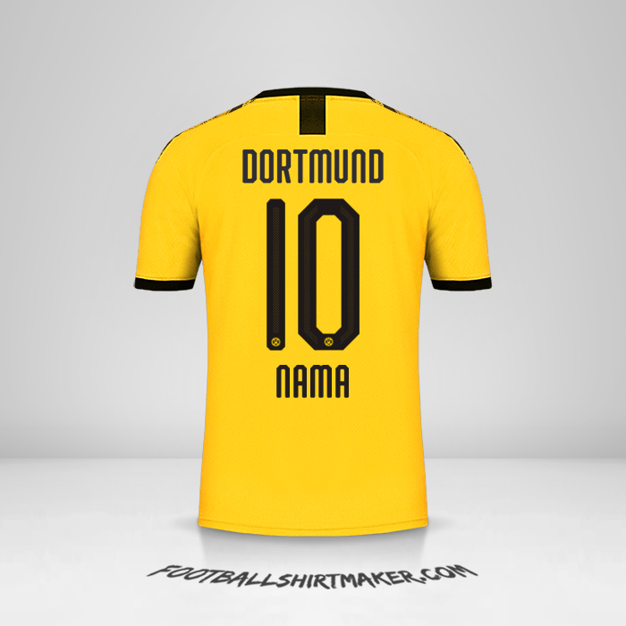 Jersey Borussia Dortmund 2019/20 -  nama - 10