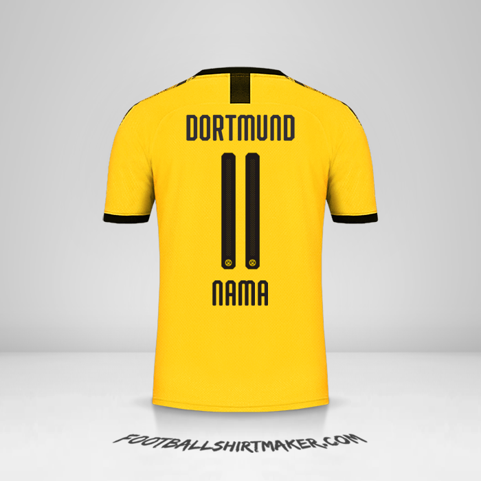 Jersey Borussia Dortmund 2019/20 -  nama - 11