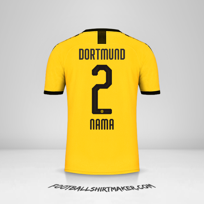 Jersey Borussia Dortmund 2019/20 -  nama - 2