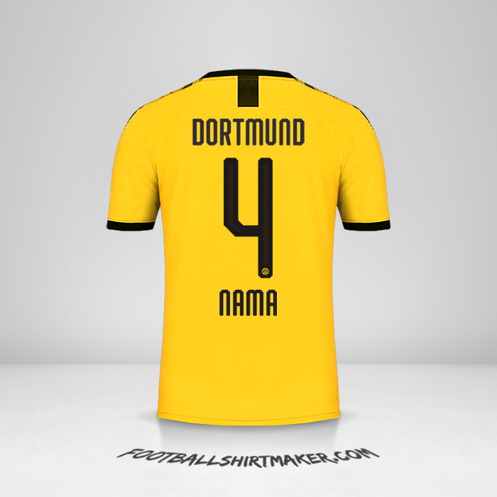 Jersey Borussia Dortmund 2019/20 -  nama - 4