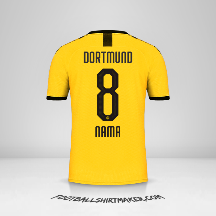 Jersey Borussia Dortmund 2019/20 -  nama - 8