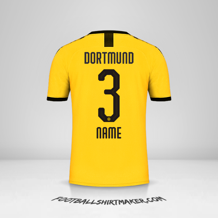 Trikot Borussia Dortmund 2019/20 -  name - 3