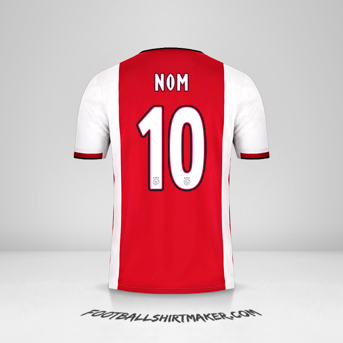 Maillot AFC Ajax 2019/20 -  nom - 10