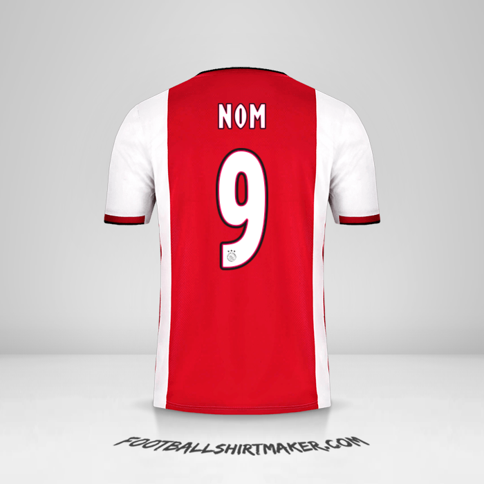 Maillot AFC Ajax 2019/20 -  nom - 9