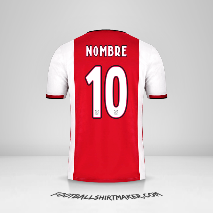 Jersey AFC Ajax 2019/20 -  nombre - 10