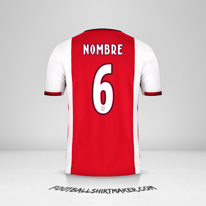 Camiseta AFC Ajax 2019/20 -  nombre - 6