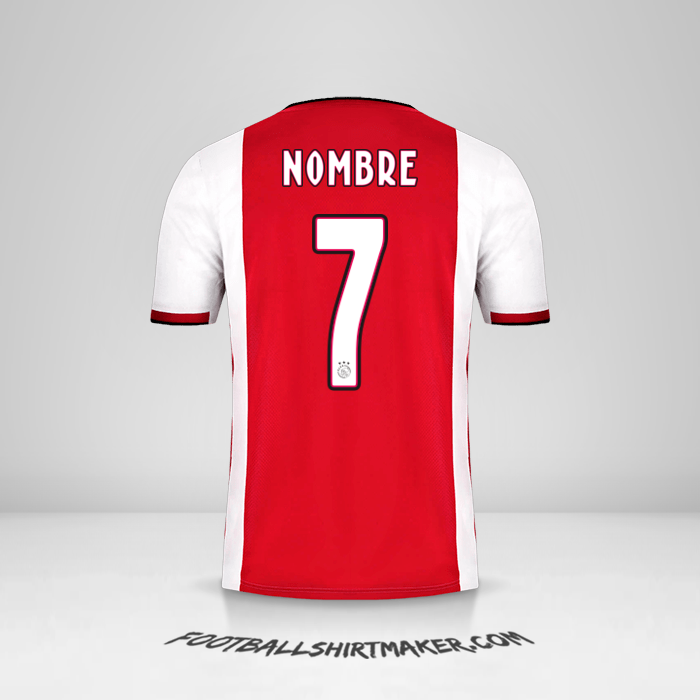 Camiseta AFC Ajax 2019/20 -  nombre - 7