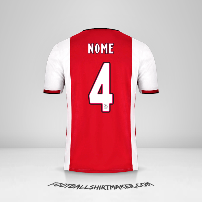 Camisa AFC Ajax 2019/20 -  nome - 4