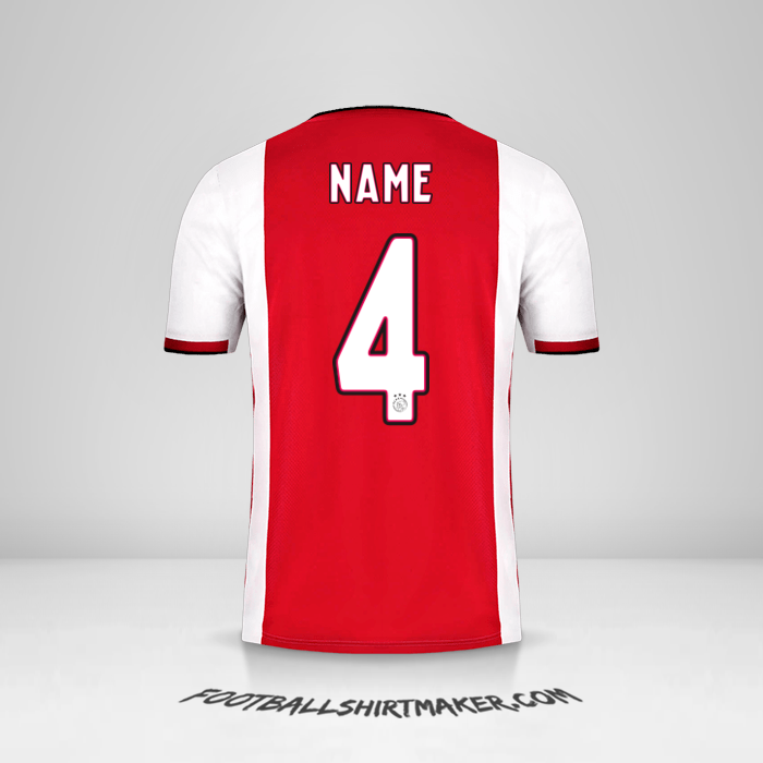 Trikot AFC Ajax 2019/20 -  name - 4