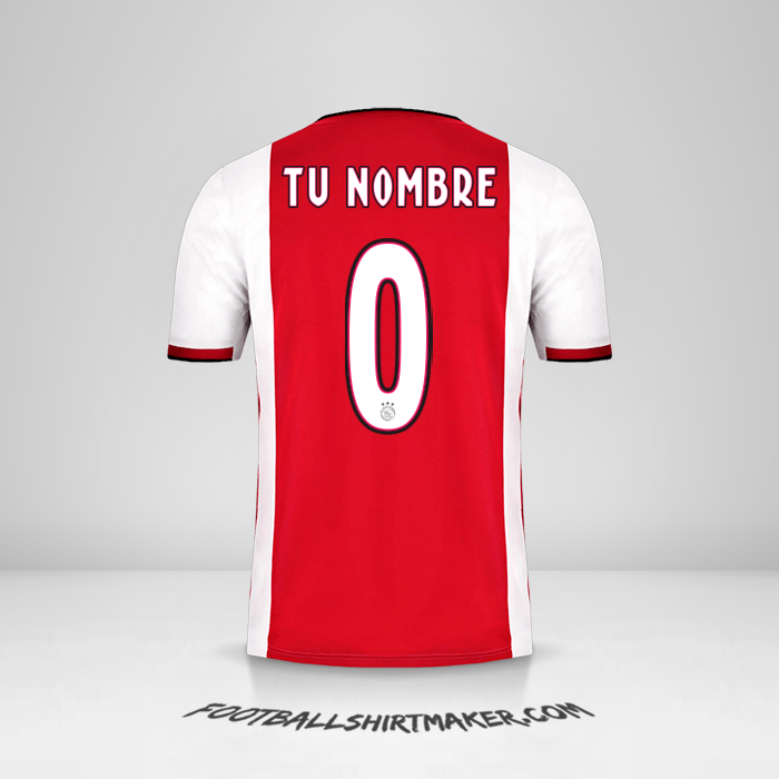 Camiseta AFC Ajax 2019/20 -  tu nombre - 0