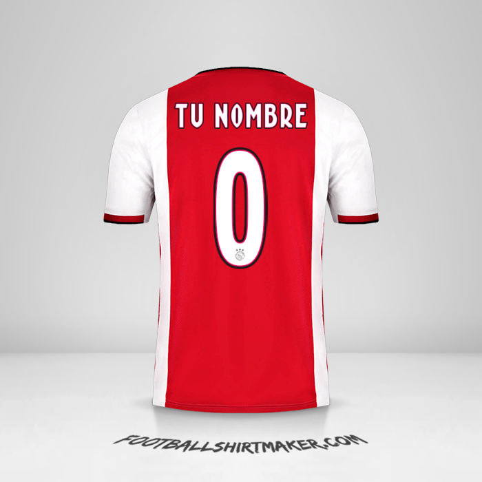 Jersey AFC Ajax 2019/20 -  tu nombre - 0