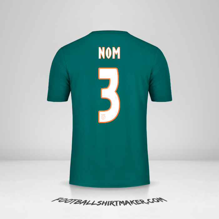 Maillot AFC Ajax 2019/20 Extérieur -  nom - 3