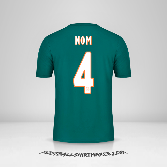 Maillot AFC Ajax 2019/20 Extérieur -  nom - 4
