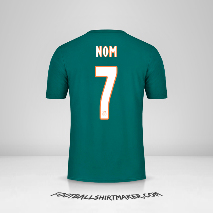 Maillot AFC Ajax 2019/20 Extérieur -  nom - 7